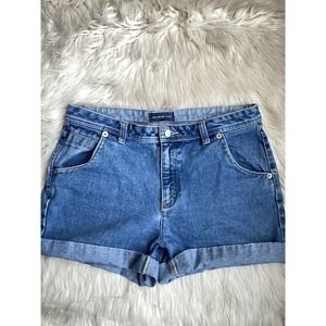 Vintage Bill Blass High Rise Denim Jean Mom Shorts Size 12
